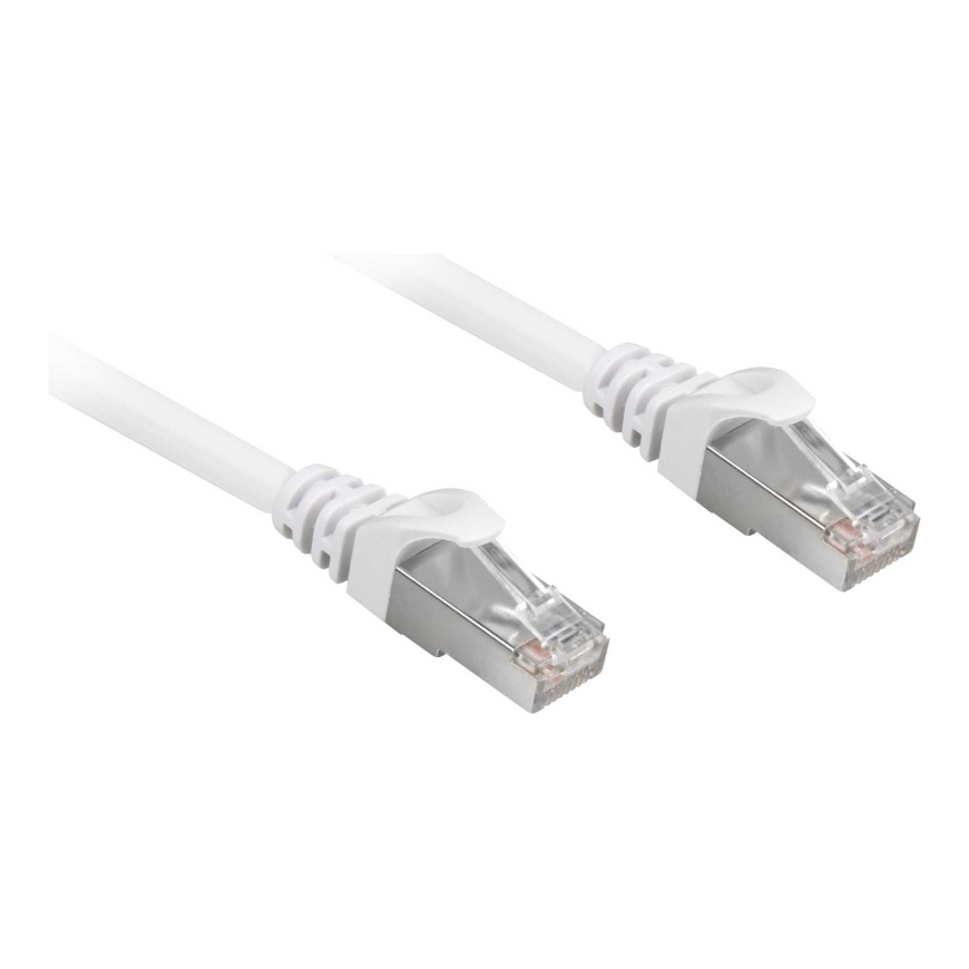 Sharkoon-verkkaapeli RJ45 CAT6a SFTP LSOH 1.5 m Valkoinen