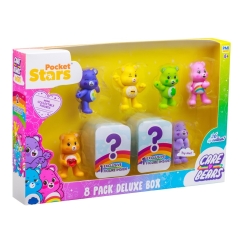 CARE BEARS S1 FIGUURIT - 8 PAKKAUS DELUXE-RAKENNE (VALIKOIMA)