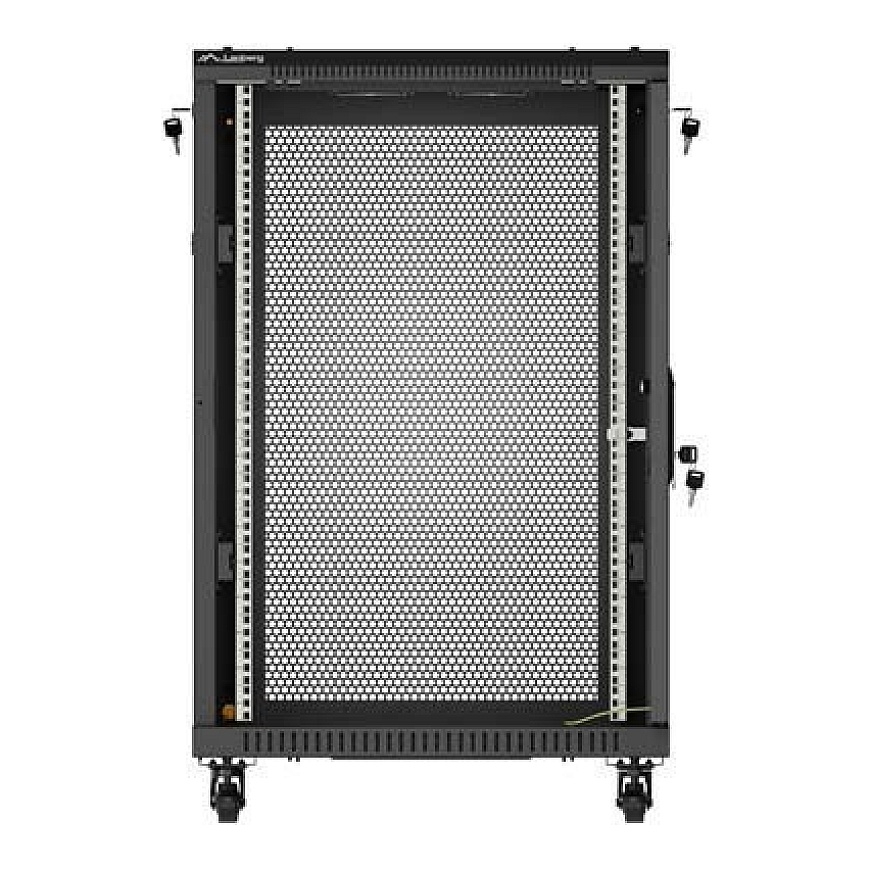Lanberg FF01-6618-23B rack cabinet 18U Freestanding rack Black – 2