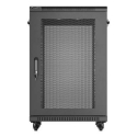 Lanberg FF01-6618-23B rack spinta 18U Laisvai stovinti juoda Lanberg FF01-6618-23B rack spinta 18U Laisvai stovinti juoda