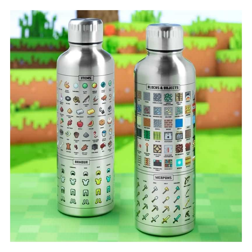 Paladone Minecraft Metal Water Bottle – 5