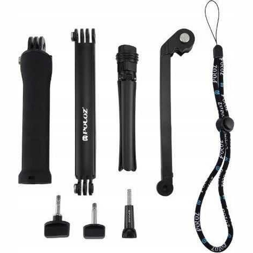 Monopod с тремя ручками Puluz для GoPro / Sjcam / Xiaomi – 4