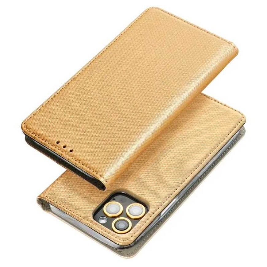Riff Magnetic grāmatu vāks Xiaomi Mi 10S Zelts