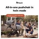 Hauck Grow N Care Twin divāna rati, pelēki Hauck Grow N Care Twin divāna rati, pelēki