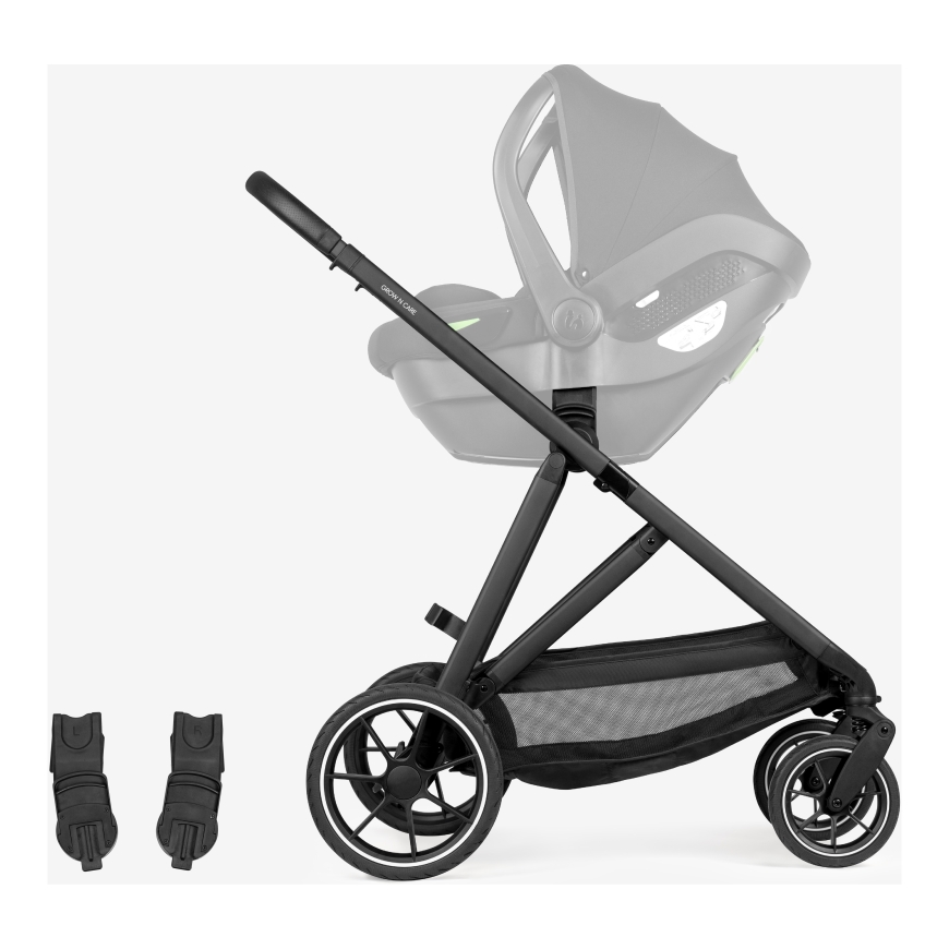 Hauck Grow N Care Twin divāna rati, pelēki – 5