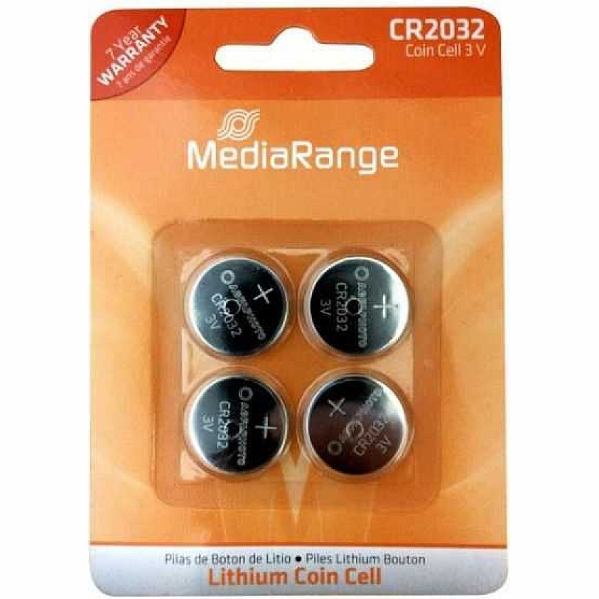 Батарейки MediaRange CR2032 4 шт.