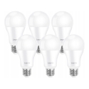 LEPRO 100080-DW-EU-6 LED lemputė, E27, A60, 13W (100W), 1521 lm, 6500K, 180°, 6 pakuotė LEPRO 100080-DW-EU-6 LED lemputė, E27, A60, 13W (100W), 1521 lm, 6500K, 180°, 6 pakuotė