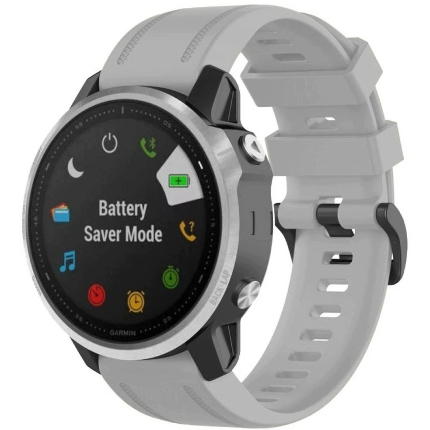 Beline Watch 2 -ranneke Garmin Fenix 8/7S/6S/5S/mk3/mk3i/Instinct 2S harmaa – 3