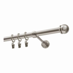 Decastyl YKSI KORNISI FI 19 MM RUOSTUMATON TERÄS 160 CM MAX PALLI RATTAA KOWALSKI