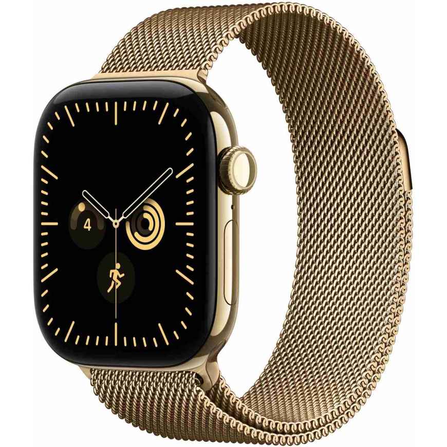 Apple 46mm Radiant Gold Milanese Loop M/L