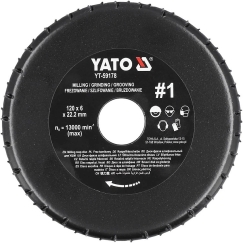 Yato FREŽAS, PRIEKINIS RASP 120X6 KAMPINIUI