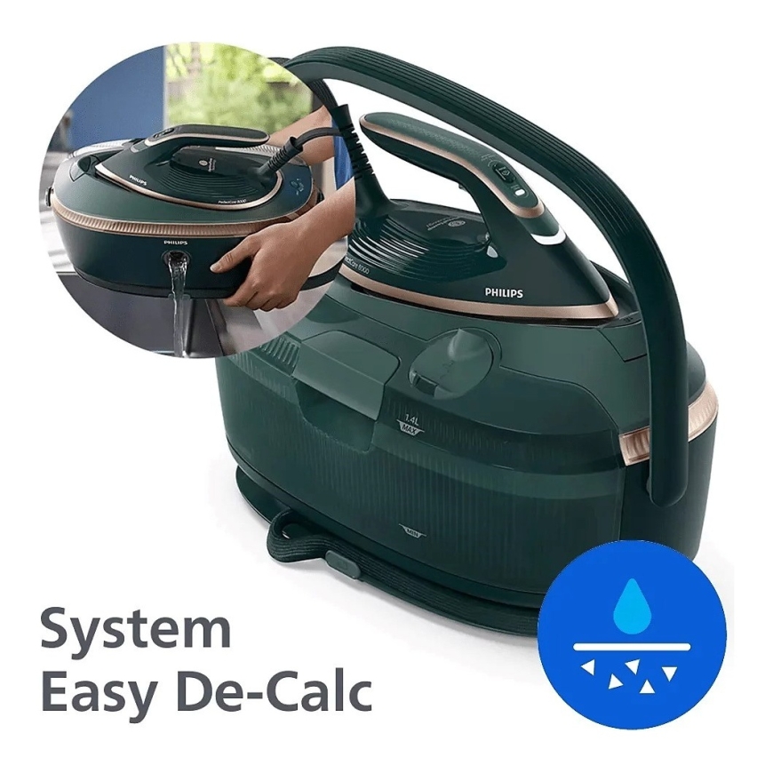 PerfectCare sērijas 8000 PSG8200/70 tvaika ģenerators 1,4 l 3120 W – 4