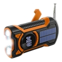 Xtorm Just in Case 5000 mAh avārijas radiotelefons ar saules paneli, melns/oran žs Xtorm Just in Case 5000 mAh avārijas radiotelefons ar saules paneli, melns/oran žs