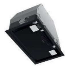 Hood GC DUAL 45 GBK /A Plotis 45cm, Maks. 820 m³/h, Juoda