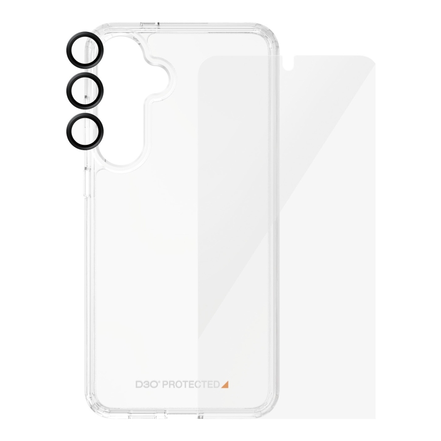 PanzerGlass ® 3-in-1 Protection Bundle Samsung Galaxy S24+ | Ultra-Wide Fit w. EasyAligner Прозрачна – 4