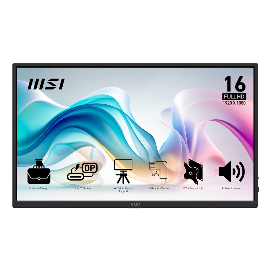 MSI PRO MP165 E6 Portatīvais televizors