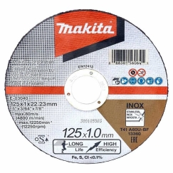 Makita GRIEŽOŠANA DISKS 125X1.0 RST A60U (E)