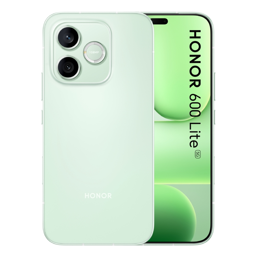 Honor 600 Lite 16,8 cm (6.6") Kaksois-SIM Android 16.0 5G USB Type-C 8 GB 256 GB 6520 mAh Vihreä