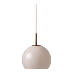 Frandsen Ball Glass Pendant riippuvalaisin, 18 cm, hiekanharmaa