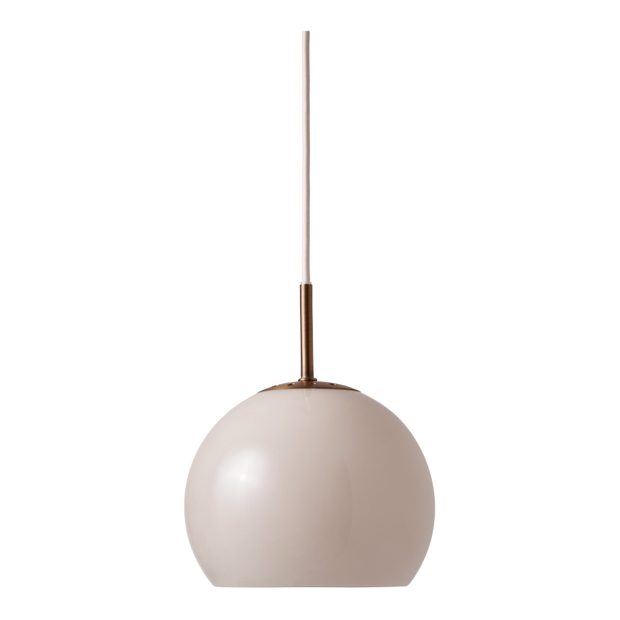 Frandsen Ball Glass ripplihall, 18 cm, liivihall