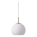 Frandsen Ball Glass Pendant light, 18 cm, opal white Frandsen Ball Glass Pendant light, 18 cm, opal white
