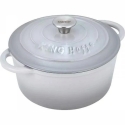 King Hoff Čuguna katls ar vāku, 24 cm diametrā, 4 l, pelēks, „Kinghoff“