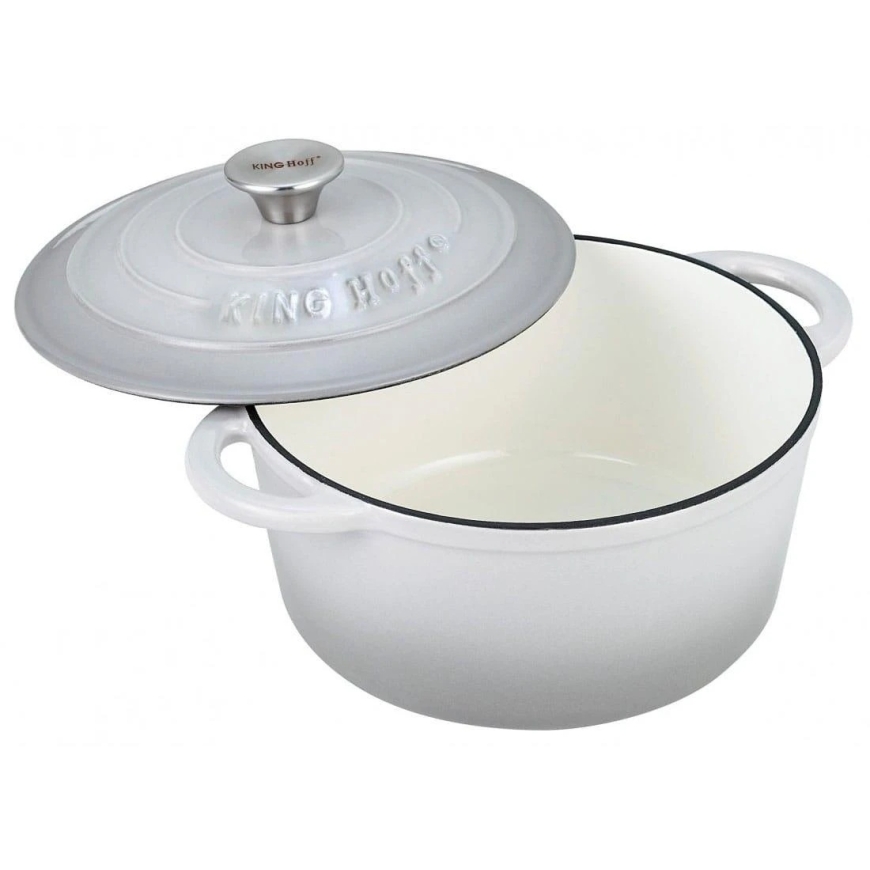 King Hoff Malmist potiga kaanega, läbimõõt 24 cm, 4 l, hall, „Kinghoff“ – 3