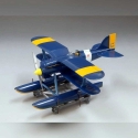 Studio Ghibli Porco Rosso Curtiss R3C-0 Seaplane model kit + Donald Curtis figure Studio Ghibli Porco Rosso Curtiss R3C-0 Seaplane model kit + Donald Curtis figure