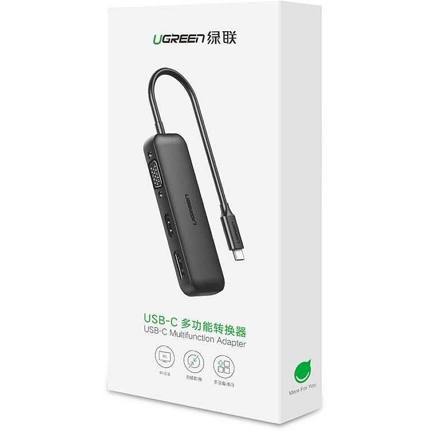Ugreen USB Typ C VGA / DisplayPort V1.2a / HDMI V2.0b konverter must – 2