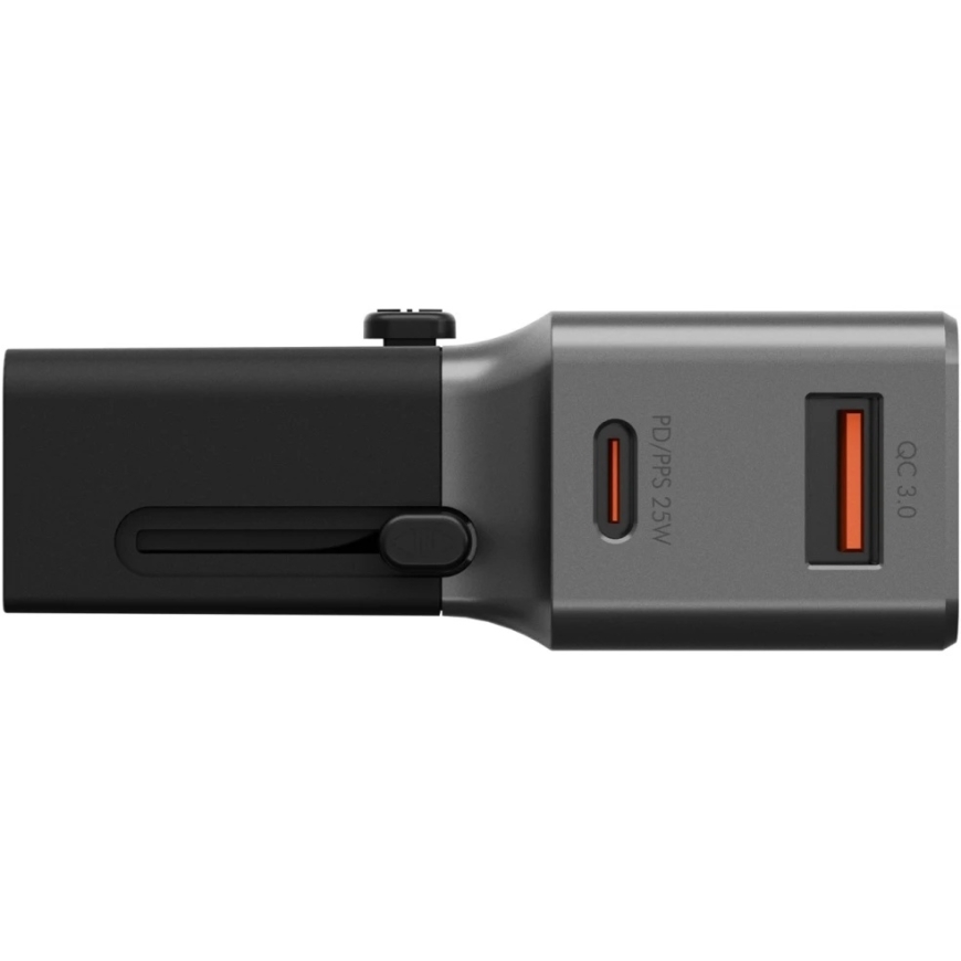Energea TravelWorld 1A1C 25W PD Grey – 4