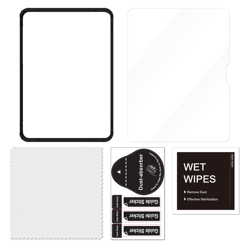 FoneKit tempered glass, iPad Pro 13" M5 2025 / Pro 13" M4 2024 – 2
