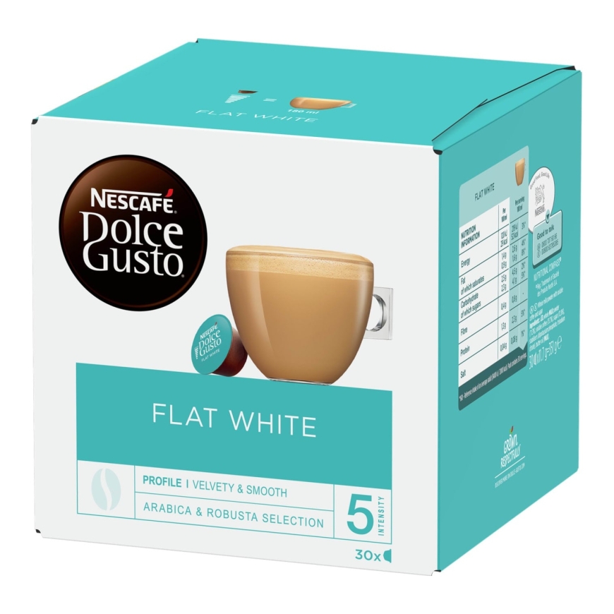 Nescafé Dolce Gusto Flat White kohvikapslid, 30 kapslit / 351 g