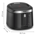 Tefal Vision FF2528E0 обжарочный аппарат Одиночный 2,1 L Автономный 1900 W Фритюрница Черный Tefal Vision FF2528E0 обжарочный аппарат Одиночный 2,1 L Автономный 1900 W Фритюрница Черный