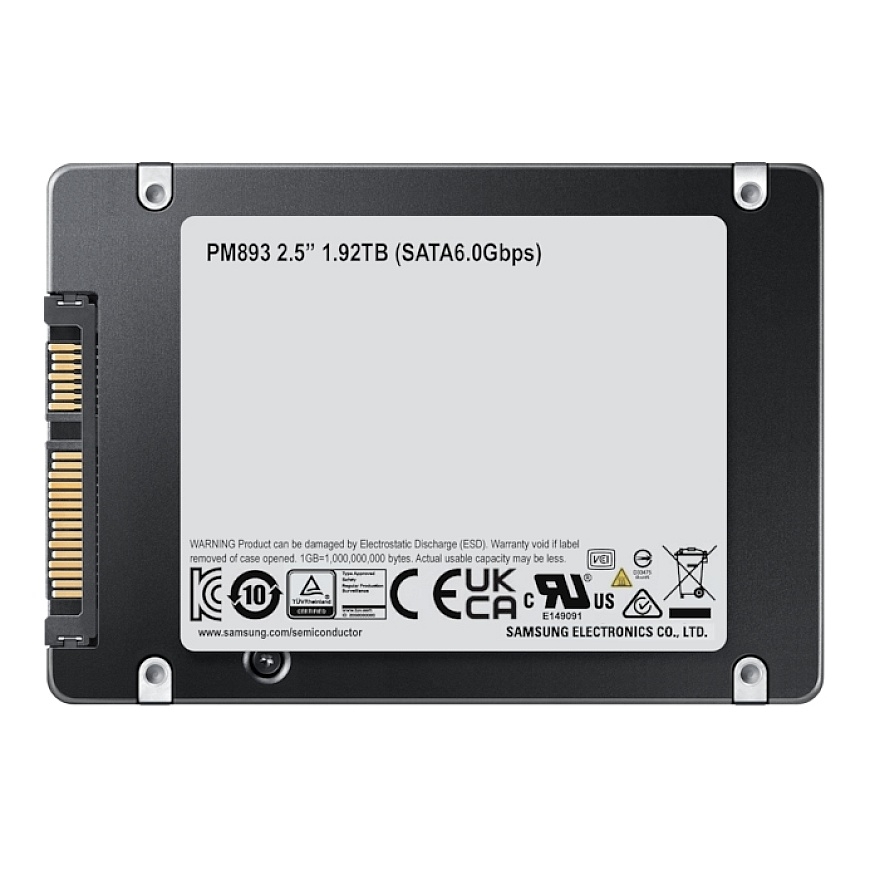 Samsung PM893 480 GB 2.5" Serial ATA III V-NAND TLC – 5