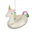 Edelman Christmas Tree Ornament Shaped Glass Unicorn Mica Edelman Christmas Tree Ornament Shaped Glass Unicorn Mica