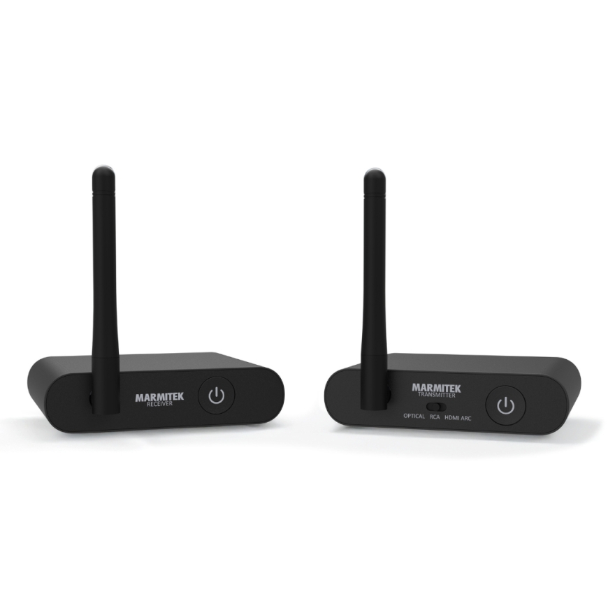 Marmitek Audio Anywhere 730 Audio/video raidītājs un uztvērējs Melns