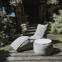 Qubo Flat Lounger Ash MESH FIT