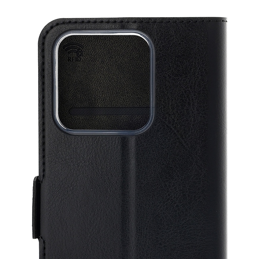 Wave grāmatiņas vāks, Honor X5c Plus, melns – 3
