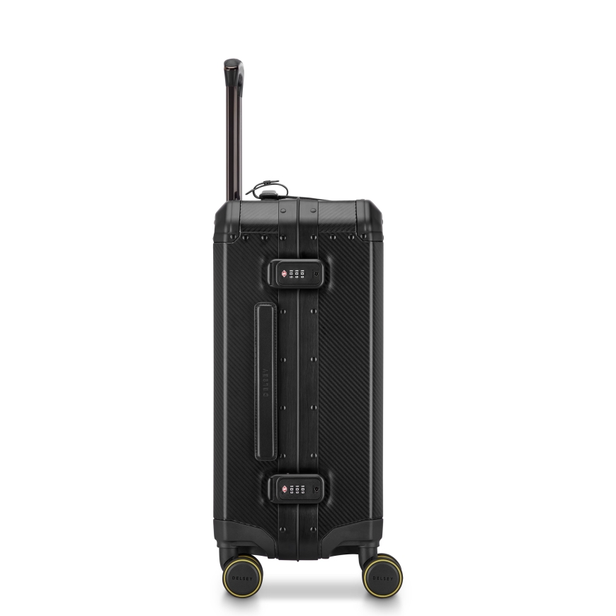 Delsey Alu'r 55 cm ceļojumu soma, melna – 5