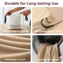 MOMCOZY BABY CARRIER, LIGHT BROWN MOMCOZY BABY CARRIER, LIGHT BROWN