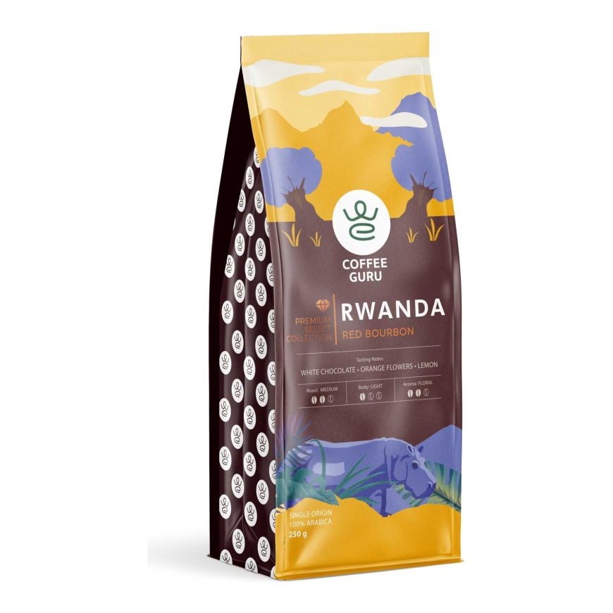 CoffeeGuru Мальта кофе Coffee Guru Руанда, 250г