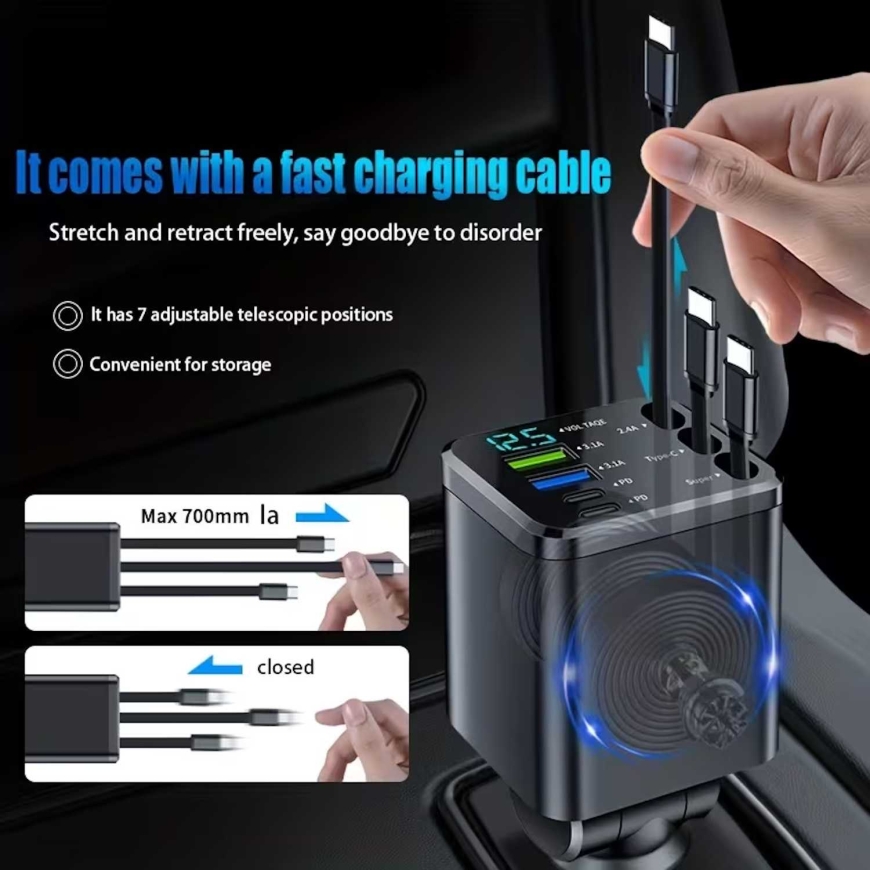 Riff M14 7in1 Multifunctional car charger