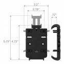 RAM Mounts Quick-Grip Passive -pidike matkapuhelimelle/älypuhelimelle, musta RAM Mounts Quick-Grip Passive -pidike matkapuhelimelle/älypuhelimelle, musta