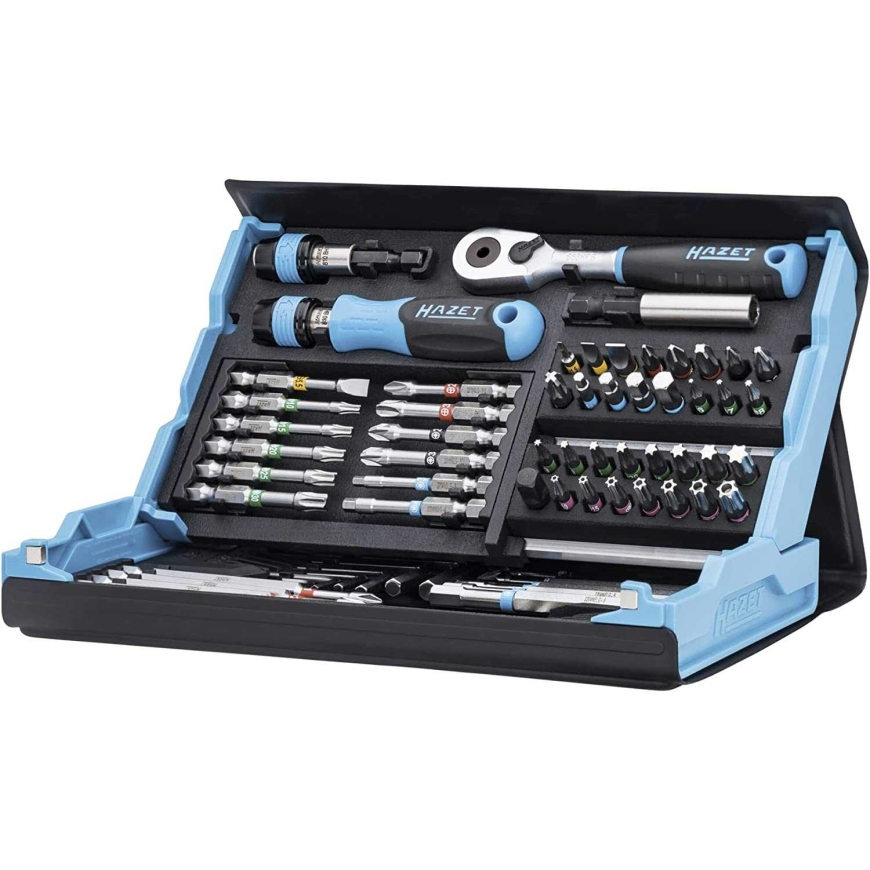 Hazet Hazet SmartCase bit set 2200SC-31, 73 pieces (black/blue, 1/4, w