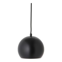 Frandsen Ball ripplamp, 18 cm, mattmust