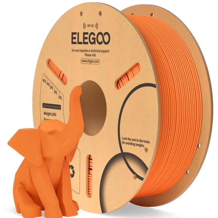 Elegoo PLA-filamentti 1.75mm 1kg - RFID - Oranssi – 2