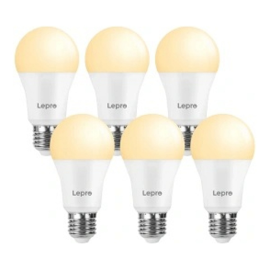 LEPRO 100080-WW-EU-6 E27 A60 13W/100W 1521 lm 2700 K LED lemputė, 6 vienetai – 2