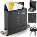 Humberg Anthracite Color Mailbox 34x30.5x10 cm HM-861 Humberg Anthracite Color Mailbox 34x30.5x10 cm HM-861