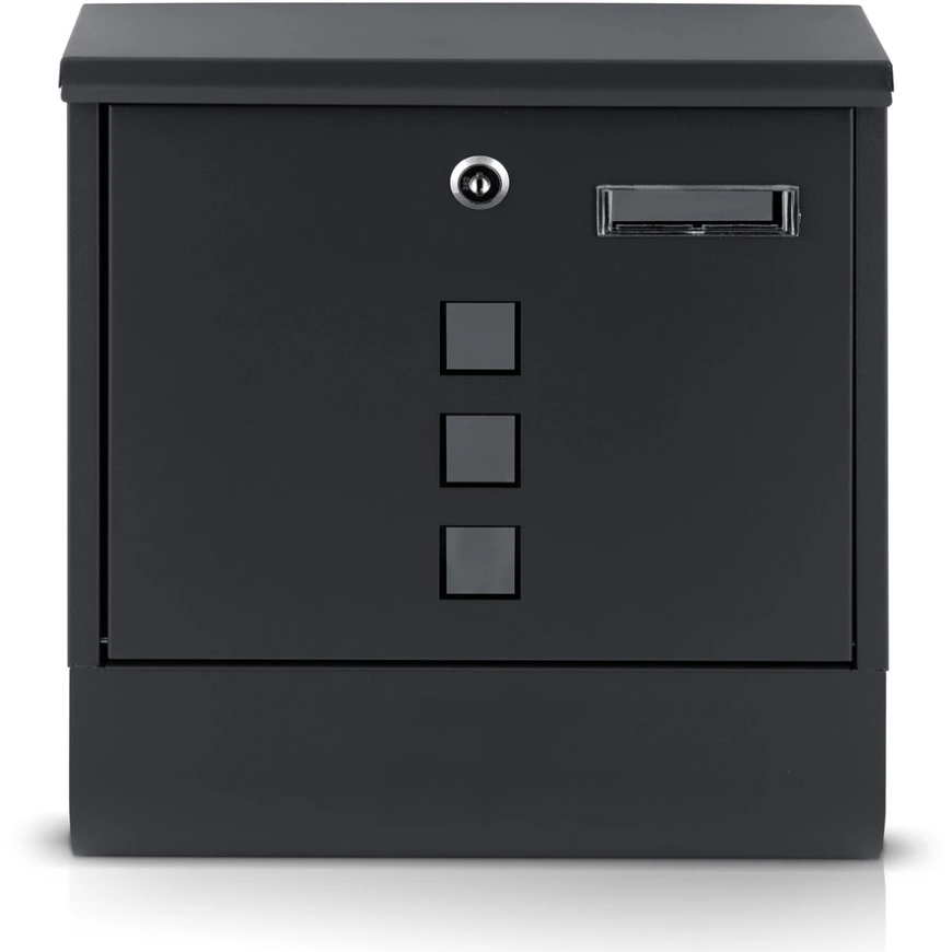 Humberg Antracito spalvos pašto dėžutė 34x30,5x10 cm HM-861 – 4