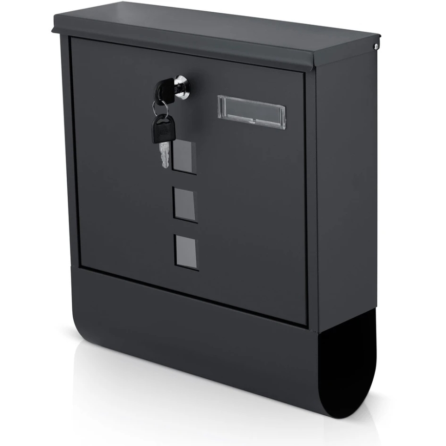 Humberg Anthracite Color Mailbox 34x30.5x10 cm HM-861 – 5
